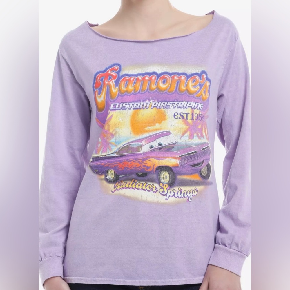 LAST CHANCE! NWT DISNEY PIXAR CARS Ramone Purple Tee XL